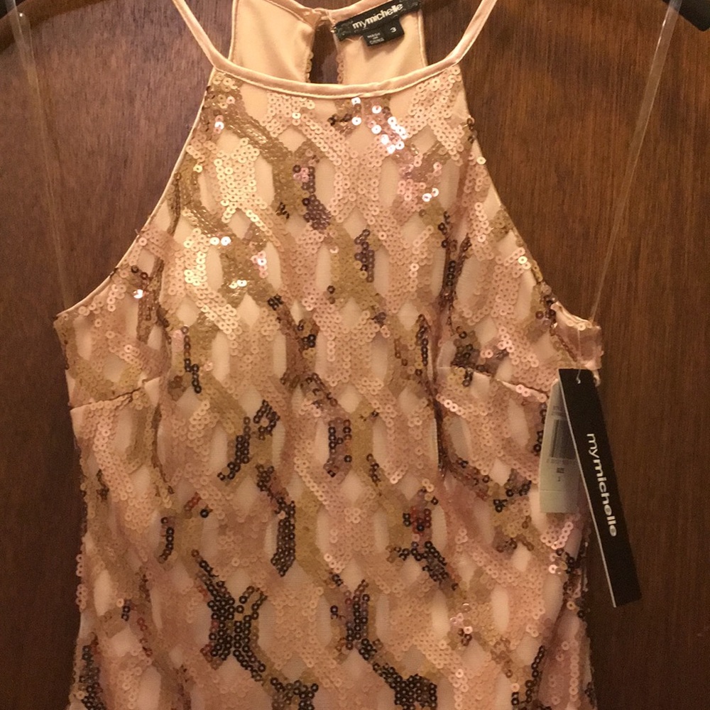 Sequence halter mini New Years/ party dress!!!